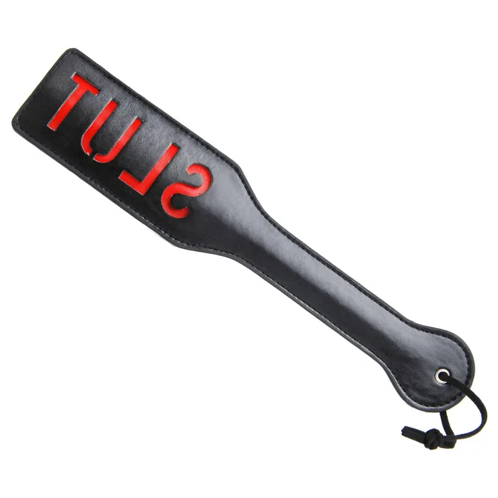 Frisky Vibrators Frisky Imprint Spanking Paddle Slut