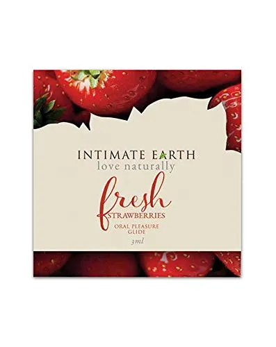 Intimate Earth Enhancers Intimate Earth Strawberry Foil Pack 3Ml Eaches