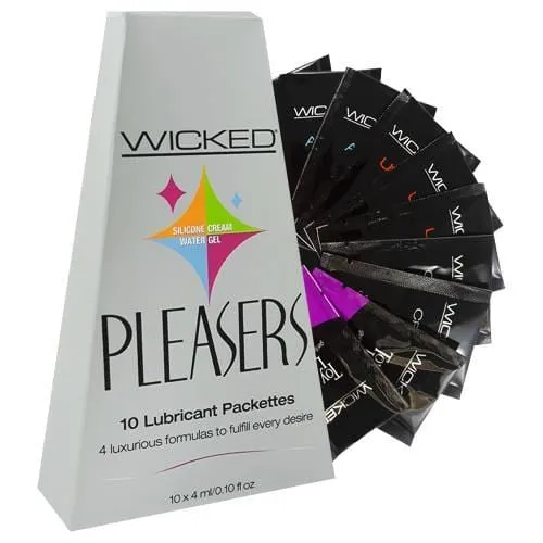 Lubricants pink cherry Wicked Pleasers 10 Lubricant Packettes