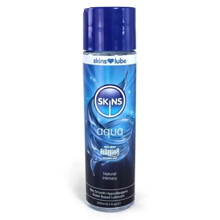 Lubricants Skins Skins Aqua Water Based Lubricant 8 Fl Oz