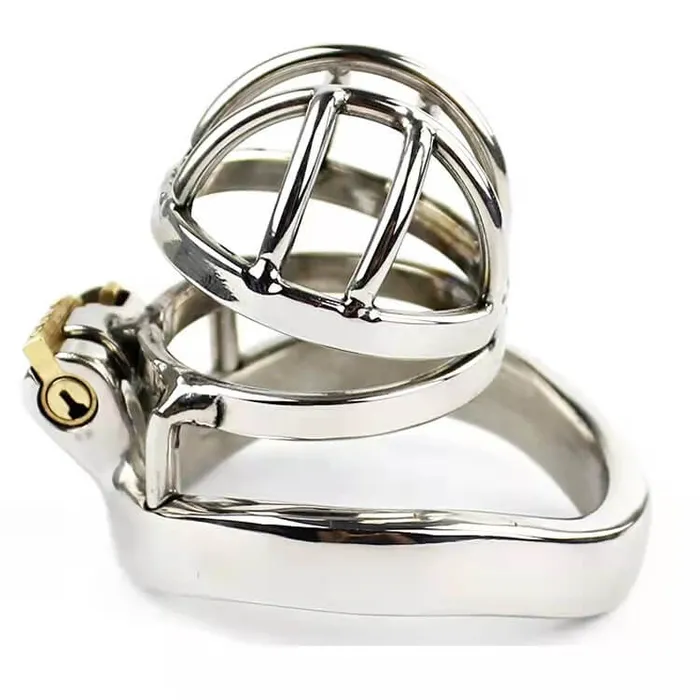 Male Sex Toys CHASTITY CAGE CO CC13 Short Chastity Cage 18 Inches