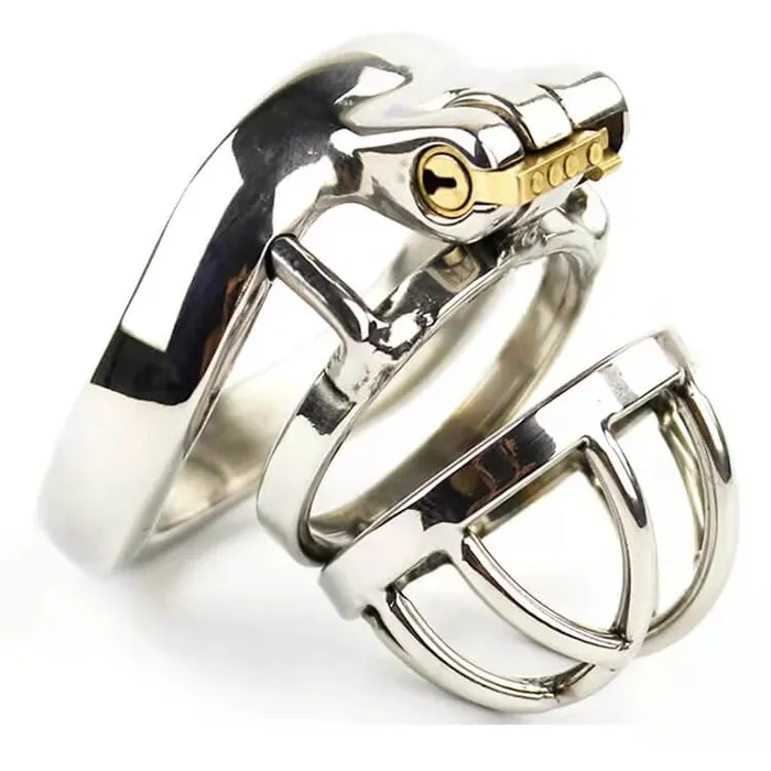 Male Sex Toys CHASTITY CAGE CO CC13 Short Chastity Cage 18 Inches