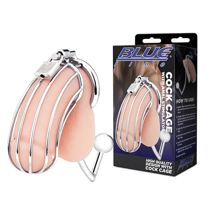 Male Sex Toys Electric EEL Inc Cb Cock Cage W Anal Stimulation