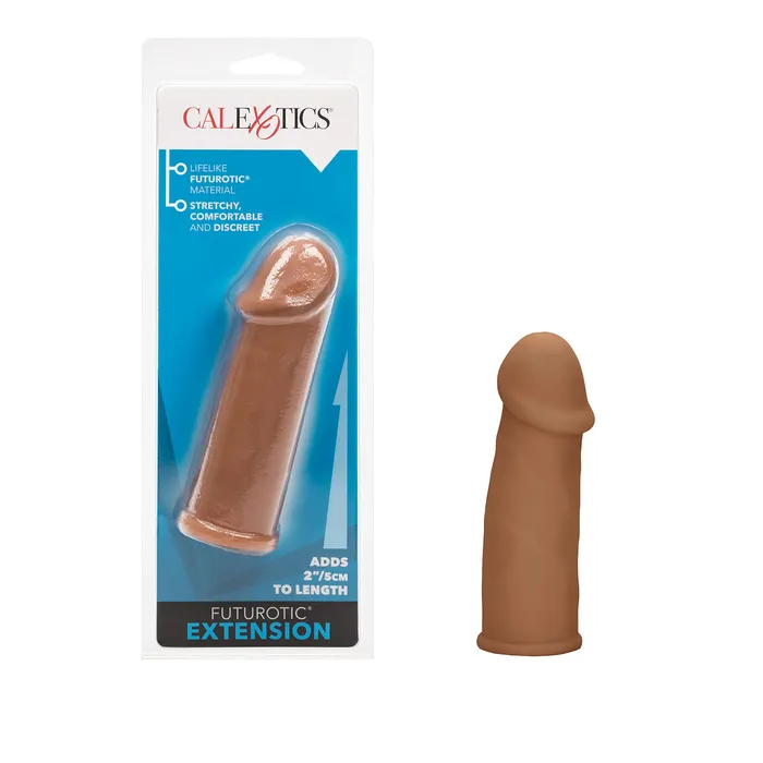 Male Sex Toys Futurotic Penis Extender Brown CalExotics