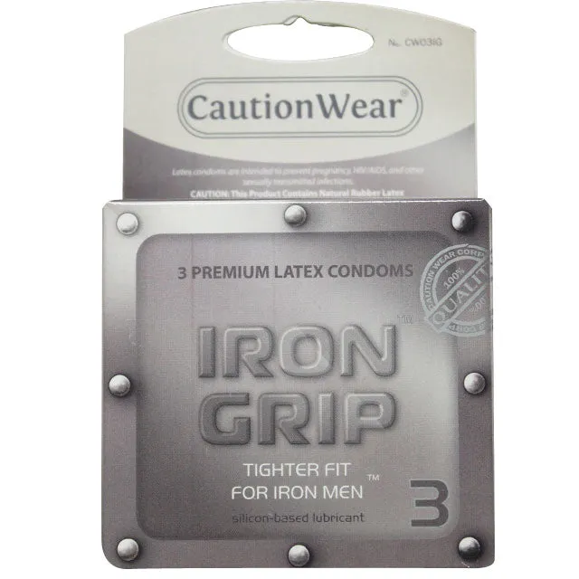 Male Sex Toys Paradise Marketing Services Iron Grip Condoms 3Pk