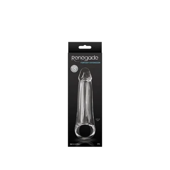 Male Sex Toys Renegade Fantasy Extension Small Clear NS Novelties