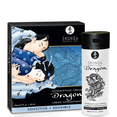 Male Sex Toys Shunga Dragon Sensitive Couples Stimulation Cream 2 fl oz