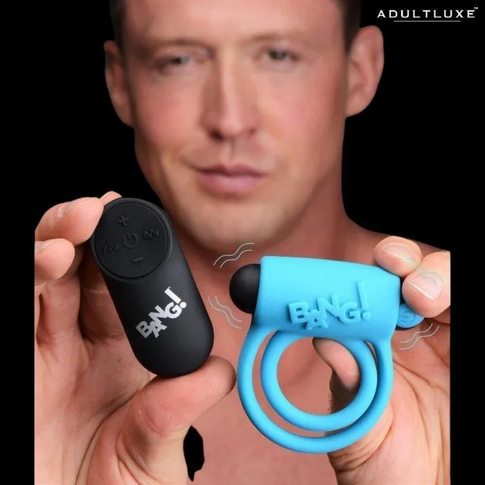 Male Sex Toys XR Brands Super Silicone Cock Ring with Remote