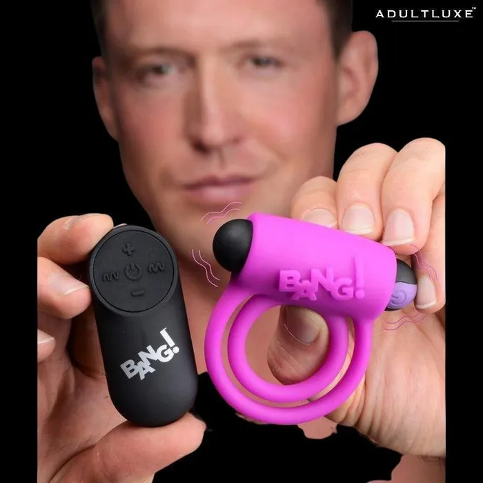 Male Sex Toys XR Brands Super Silicone Cock Ring with Remote