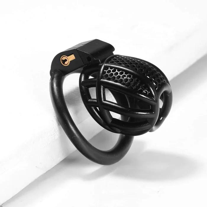 Mini Honeycomb Chastity Device With 4 Ring CHASTITY CAGE CO Male Sex Toys Mini Honeycomb Chastity Device With 4 Ring CHASTITY CAGE CO Male Sex Toys