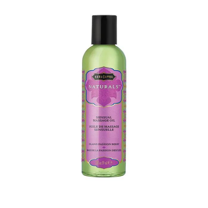 Naturals Massage Oil Island Passion Berry 2 Fl Oz 59 Ml Kama Sutra Couples
