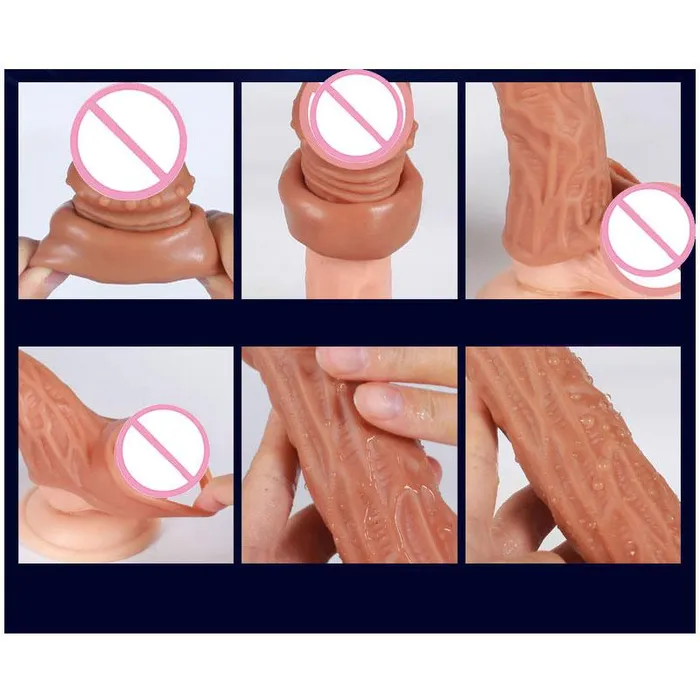 Penis Extenders Enlargers Reusable Penis Sleeve Cock Extender Enlarger Hollow Dildo Vibrator House of Dasein Female Sex Toys