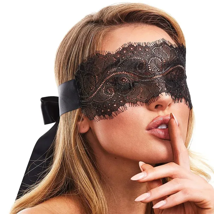 pink cherry Couples XGen Secret Kisses Boudoir Lace Blindfold pink cherry Couples XGen Secret Kisses Boudoir Lace Blindfold