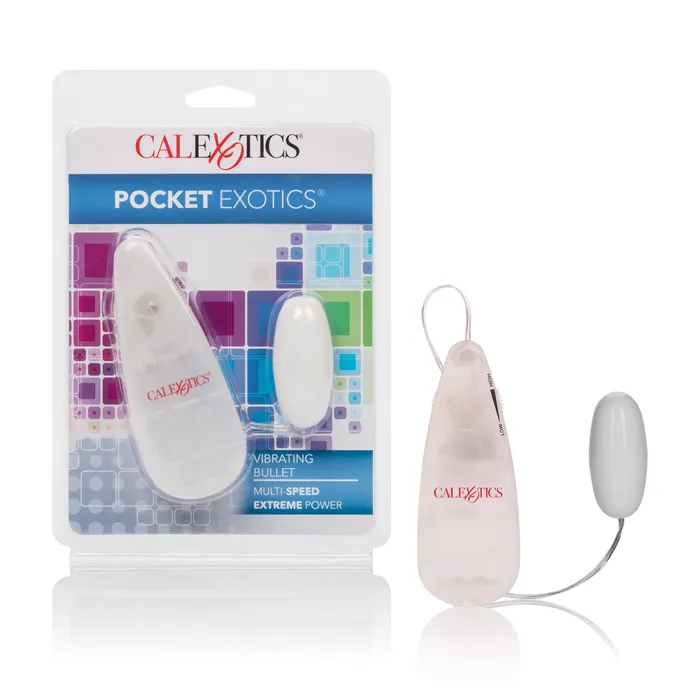 Pocket Exotics Vibrating Ivory Bullet CalExotics Female Sex Toys