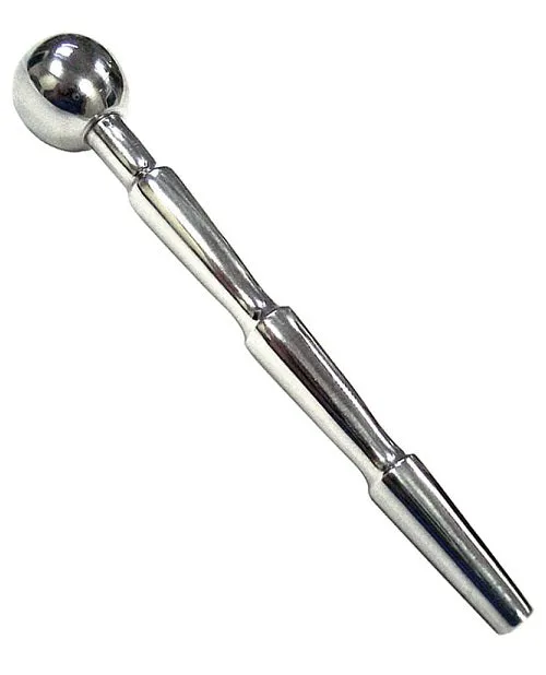 Rouge Male Sex Toys Rouge Three Stage Stainless Steel Urethral Plug Silver Rouge Male Sex Toys Rouge Three Stage Stainless Steel Urethral Plug Silver