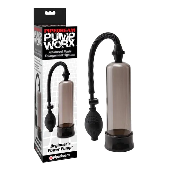 SD Variations Male Sex Toys Pipedreams Pump Worx Beginners Power Pump in Black SD Variations Male Sex Toys Pipedreams Pump Worx Beginners Power Pump in Black