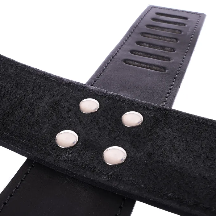 Secure Leather Cross Cuff with 2 Love Locks By Kink Kink Store Male Sex Toys