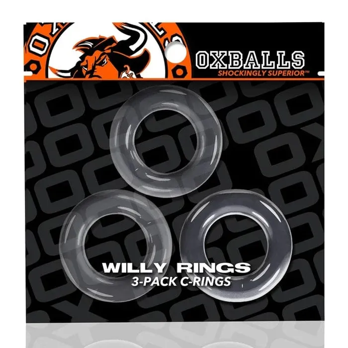 Sexy Living OXBALLS Willy Rings 3Pack Cockrings Enhancers
