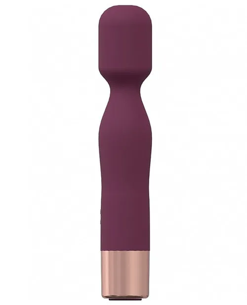 Shots Glamour 10 Speed MiniWand Burgundy Vibrators