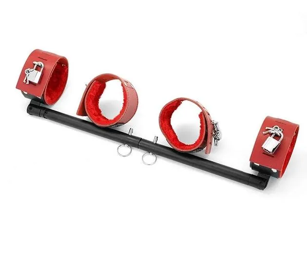 Spreader Bars Expandable Metal Spreader Bar Black Red Locking Leather Cuffs Bdsm Restraints House of Dasein Restraints Spreader Bars Expandable Metal Spreader Bar Black Red Locking Leather Cuffs Bdsm Restraints House of Dasein Restraints