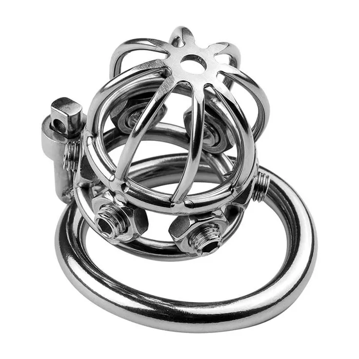 Stainless Steel Rivet Chastity Cage CHASTITY CAGE CO Male Sex Toys