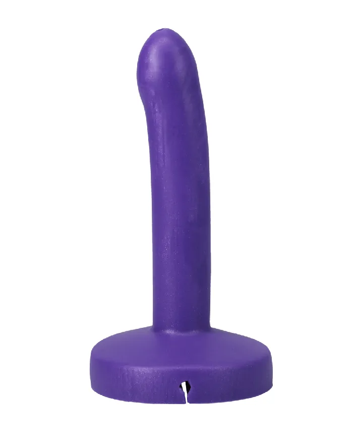 Tantus Pop Slim 6 Inch Silicone Squirting Dildo Purple Dildos