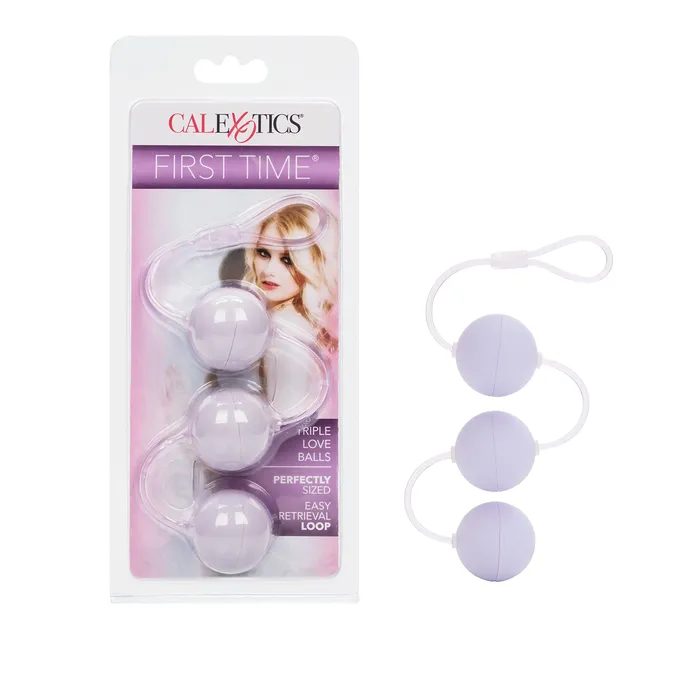 Vibrators CalExotics First Time Luv Balls Triple Lover Purple