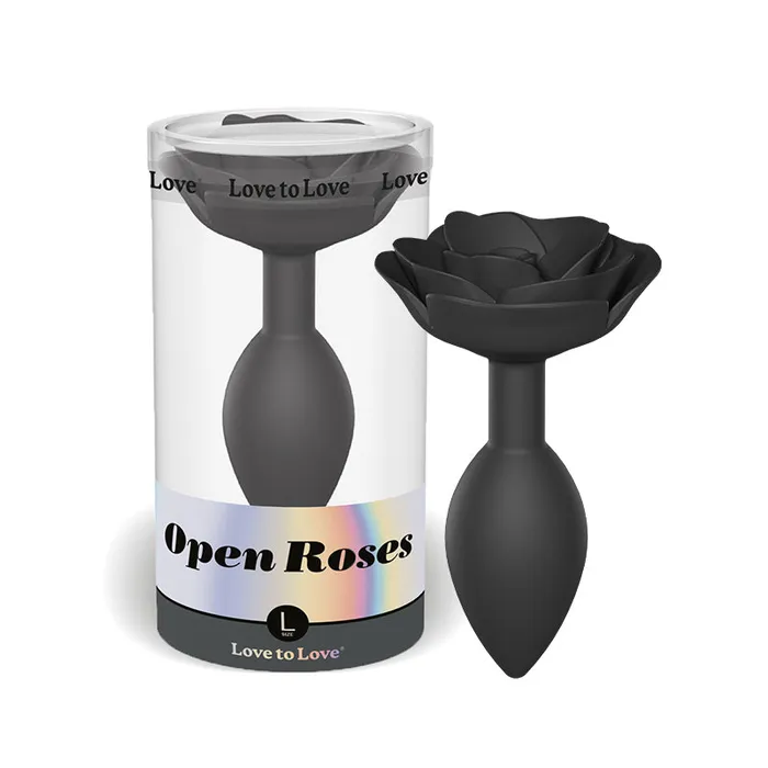 Vibrators Lovely Planet USA Love To Love Open Roses Lg Silicone Bk