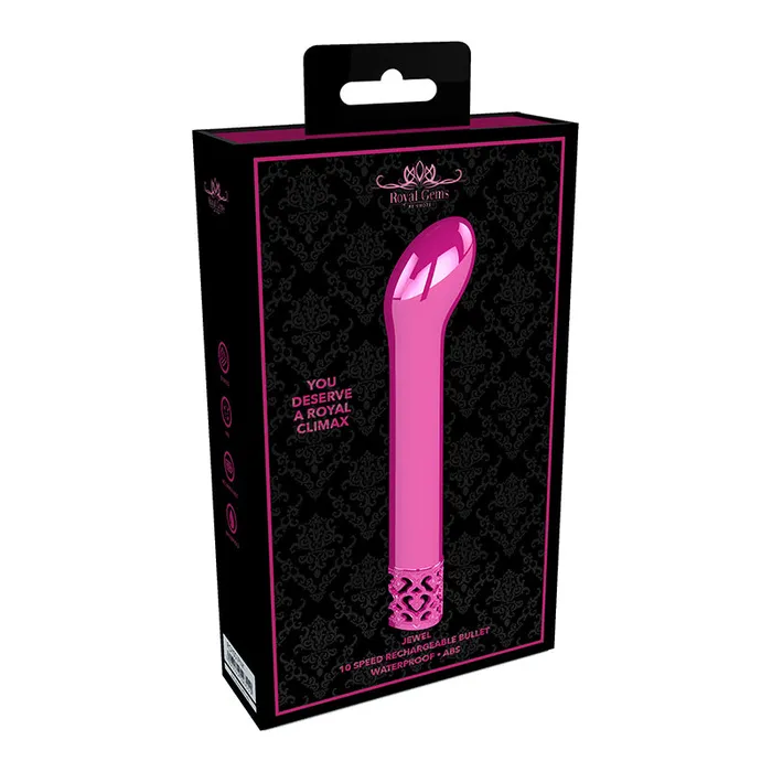 Vibrators Shots America LLC Royal Gems Jewel Bullet Pink