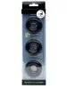 Anal Calvista Rubber Cockring 3 Pack by Sport Fucker Black