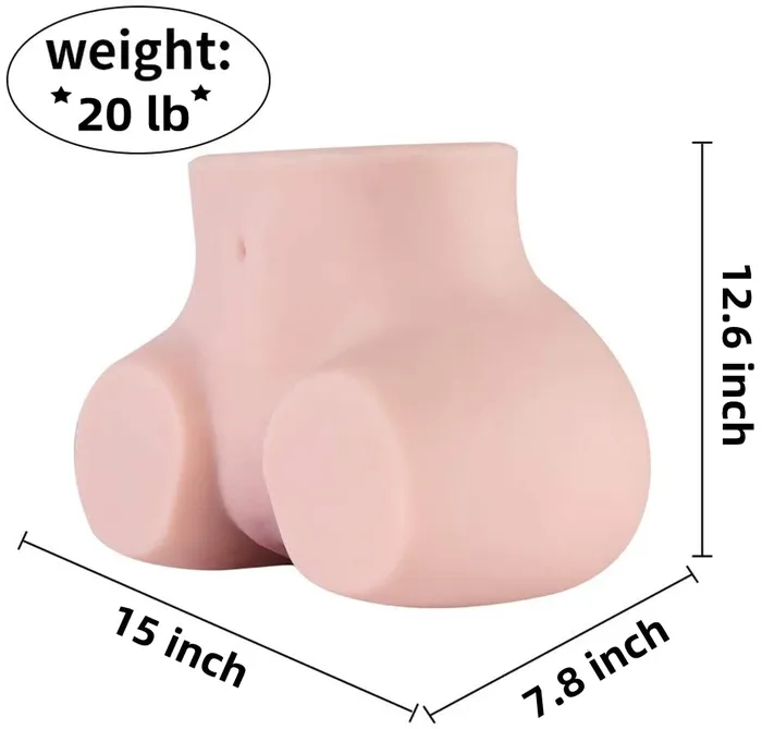 Big Fat Butt 20LB Male Sex Toy US ONLY JazzToy Male Sex Toys