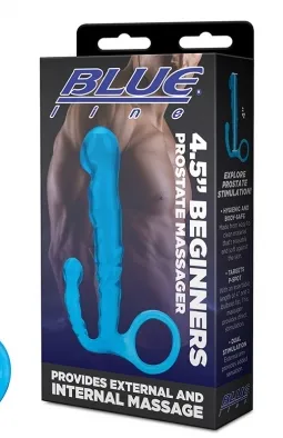 BLUE LINE BEGINNERS PROSTATE MASSAGER Flirt Adult Store Anal