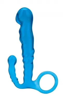 BLUE LINE BEGINNERS PROSTATE MASSAGER Flirt Adult Store Anal