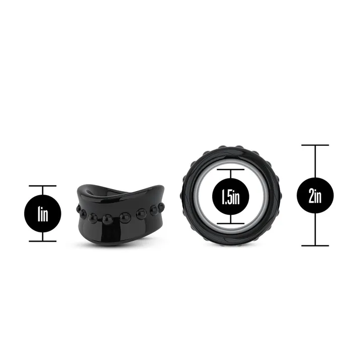 Blush Novelties Anal Stay Hard Beef Ball Stretcher 15 Inch Diameter Black Blush Novelties Anal Stay Hard Beef Ball Stretcher 15 Inch Diameter Black
