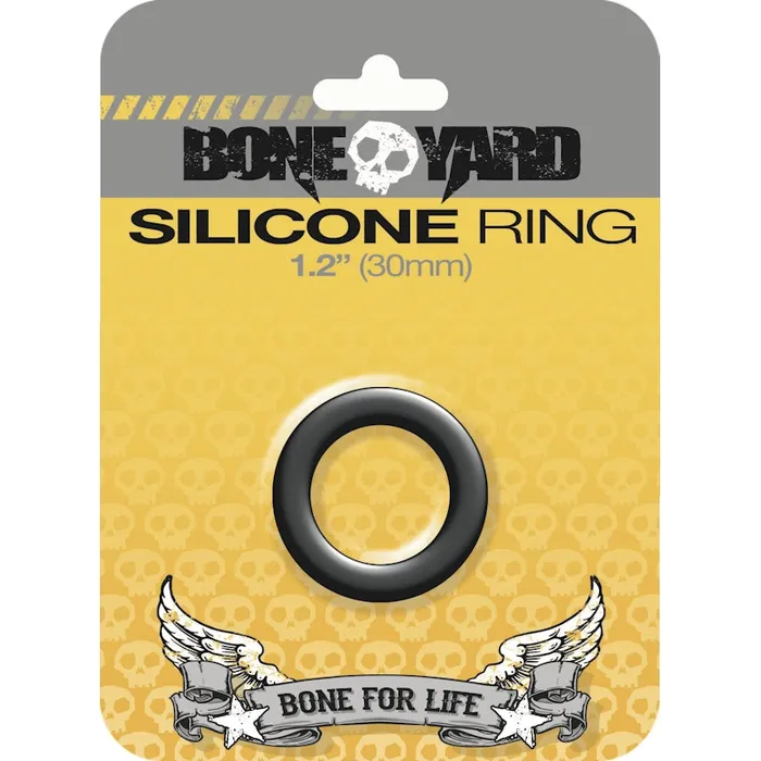Boneyard Silicone Ring 30mm Black Black Boneyard Anal