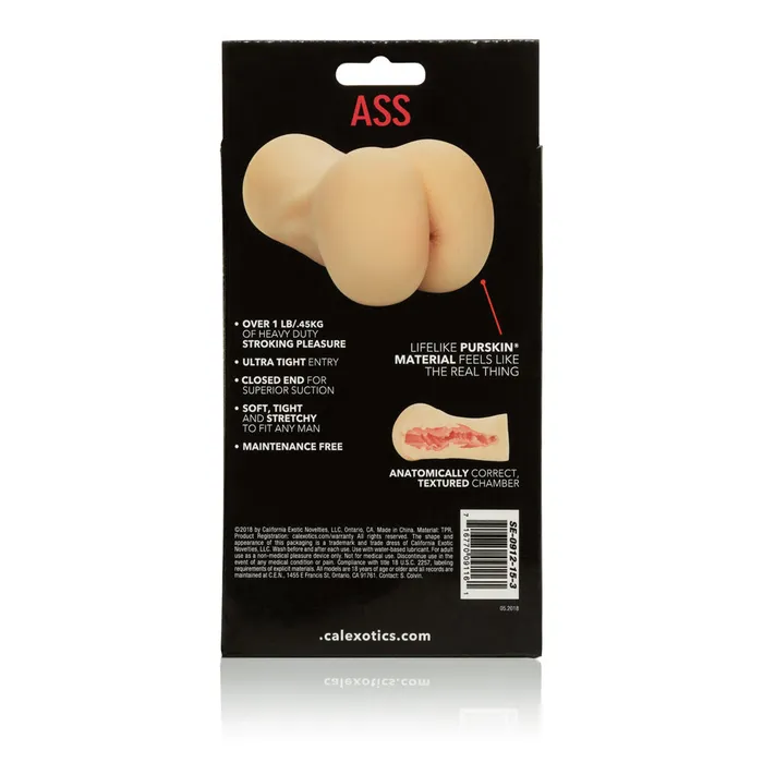 CalExotics Male Sex Toys Stroke It Ass Ivory