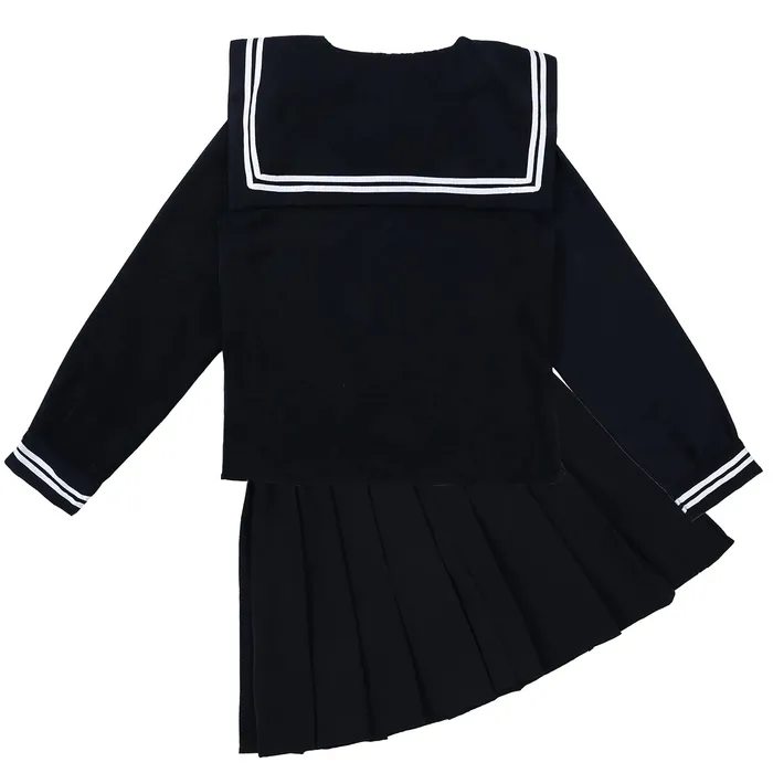 Cosplay Sailor Uniform Costume Long Sleeve Shirt With Pleated Skirt And Neckerchief EVEs SECRETS Male Sex Toys