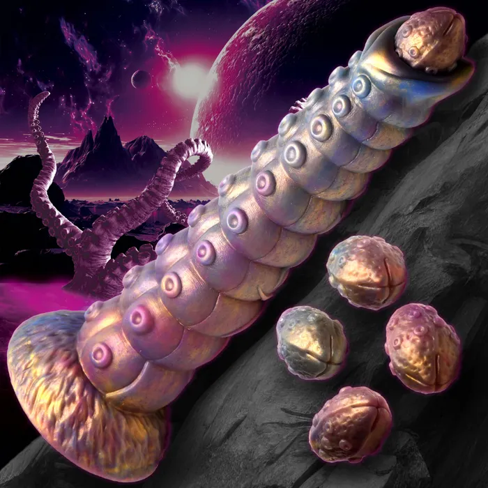 Creature Cocks Dildos Deep Invader Tentacle Ovipositor Fantasy Dildo Eggs Creature Cocks