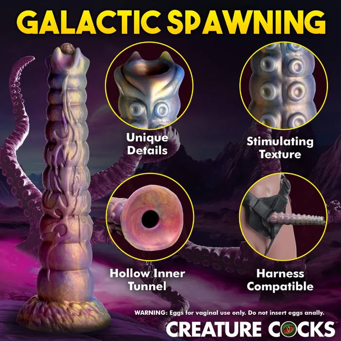 Creature Cocks Dildos Deep Invader Tentacle Ovipositor Fantasy Dildo Eggs Creature Cocks