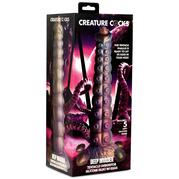 Creature Cocks Dildos Deep Invader Tentacle Ovipositor Fantasy Dildo Eggs Creature Cocks