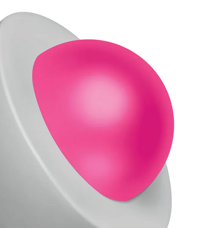 Curve Toys Female Sex Toys Lollicock 7 Glow In The Dark Rainbow Silicone Dildo With Balls