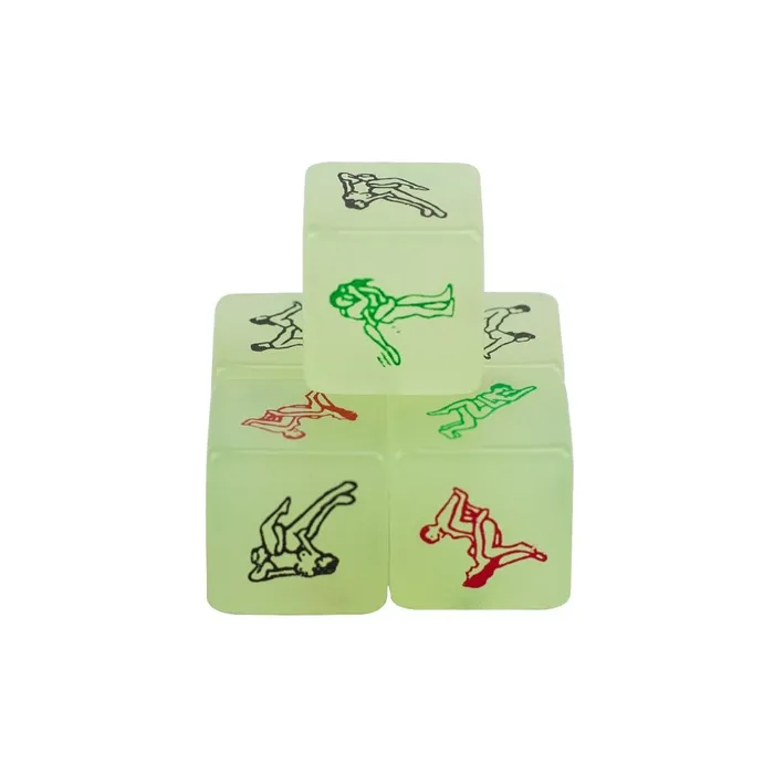 EVEs SECRETS Couples Erotic Toys for Adult Luminous Toy Dice for Couples Board Sex Game