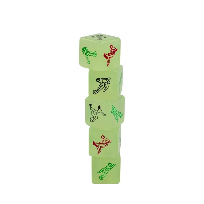 EVEs SECRETS Couples Erotic Toys for Adult Luminous Toy Dice for Couples Board Sex Game
