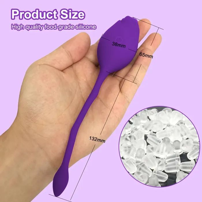 EVEs SECRETS Female Sex Toys Wireless Rose Vibrator for Women Female Clitoral Stimulator with Remote Control Adults Sex Toys