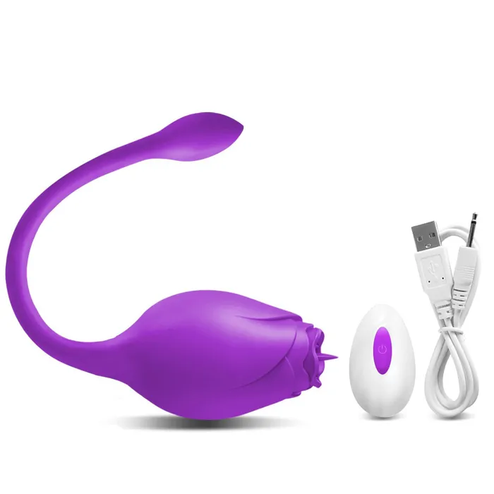 EVEs SECRETS Female Sex Toys Wireless Rose Vibrator for Women Female Clitoral Stimulator with Remote Control Adults Sex Toys