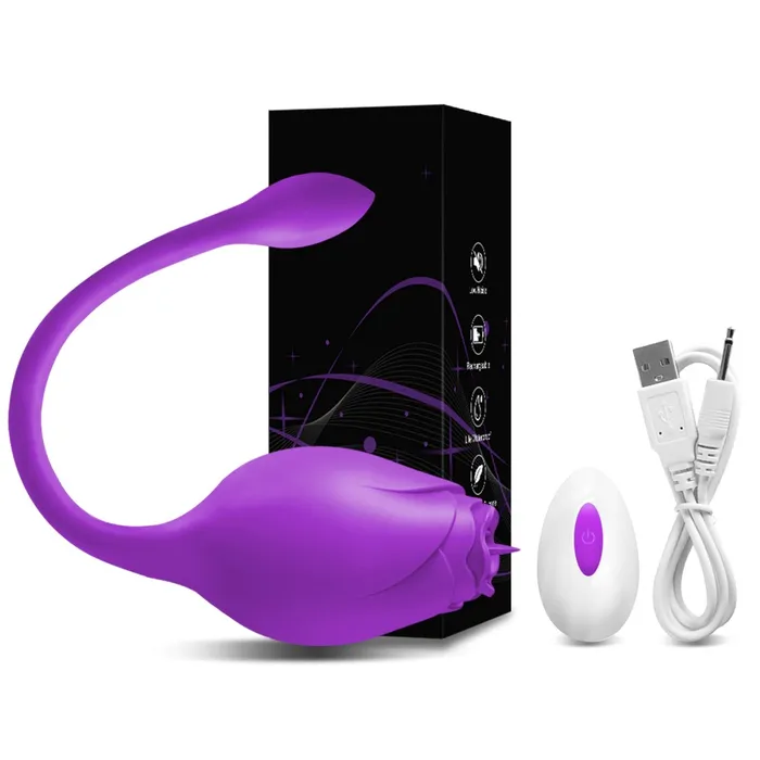 EVEs SECRETS Female Sex Toys Wireless Rose Vibrator for Women Female Clitoral Stimulator with Remote Control Adults Sex Toys