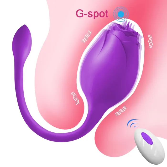 EVEs SECRETS Female Sex Toys Wireless Rose Vibrator for Women Female Clitoral Stimulator with Remote Control Adults Sex Toys