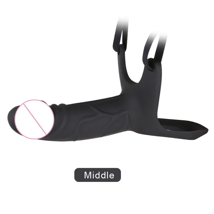 EVEs SECRETS Male Sex Toys Penis Extender with Harness Cock Sleeves Sex Toys for Men