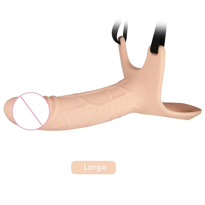 EVEs SECRETS Male Sex Toys Penis Extender with Harness Cock Sleeves Sex Toys for Men