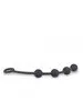 EXCITE Medium Silicone Anal Beads Black Calvista Anal EXCITE Medium Silicone Anal Beads Black Calvista Anal